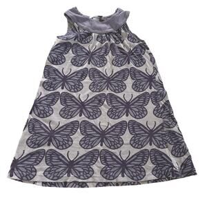 H&M Purple Butterfly Print Sleeveless Dress - Girls Size 5/6
